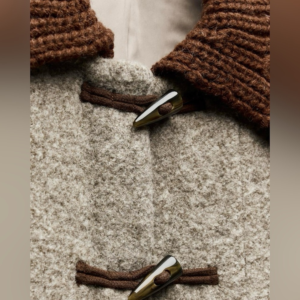 Wool Blend Toggle Jacket - Picture 5 of 8
